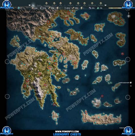 assassin's creed odyssey location map.